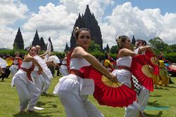 5.000 Penari Tampil Meriahkan Jogja Menari II di Candi Prambanan