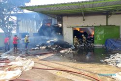 Kebakaran di Pabrik Tekstil Pedan Klaten, Tak Ada Korban Jiwa