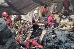 Pemadaman Api di Gudang Pabrik Tekstil Pedan Klaten Rampung Kamis Petang