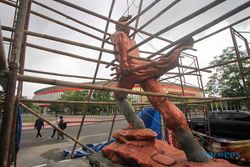 Patung Obor Dipindah ke Kompleks Stadion Manahan Solo, Ini Letaknya