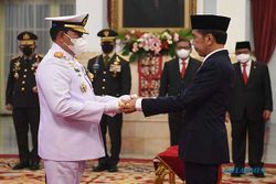 Momen Presiden Jokowi Lantik Laksamana Yudo Margono jadi Panglima TNI