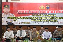 Polres Salatiga Gelar Zikir dan Doa Bersama Lintas Agama