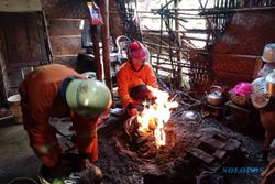Regulator Kompor Gas Bocor, Dapur Warga Ngrampal Sragen Terbakar