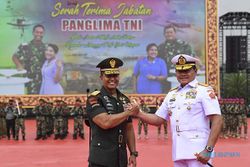 Momen Sertijab Panglima TNI dari Jenderal Andika ke Laksamana Yudo Margono