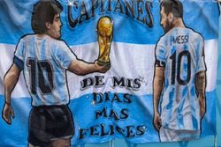 Jersey 10 Maradona & Messi, Duo Terbaik Argentina