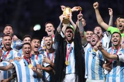 Trofi Piala Dunia 2022 Jadi Koleksi Ketiga Argentina