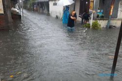 Banjir Genangi Ratusan Rumah di Semanggi Solo, Jalan Sempat Ditutup