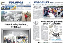 Solopos Hari Ini: Siaran Analog Berhenti, STB Dicari