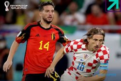 Hasil Babak Pertama, Kroasia vs Belgia 0-0