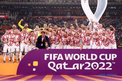 Piala Dunia 2022: Kroasia Juara III, Luka Modric pun Tersenyum Lebar!