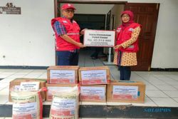 Mulia! PMI Sragen Salurkan Donasi Warga Rp40,5 Juta ke Korban Gempa Cianjur