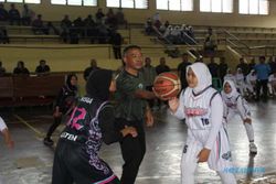Turnamen Basket dan Futsal Dandim Cup V Digelar di GOR Gelarsena Klaten