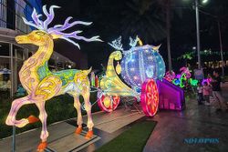 Festival Lampion Terbesar Se-Indonesia di Tangsel, Tampilkan 880 Karakter