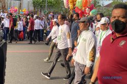 Jokowi Buka Jalan Sehat 1 Abad NU di Solo