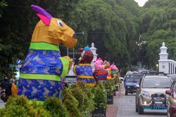 Sambut Imlek, Kawasan Jensud hingga Pasar Gede Solo Mulai Dihias Lampion