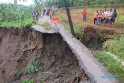 Bencana Longsor di Temanggung, 2 Rumah Rusak dan Jalan Antardesa Terputus