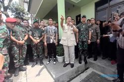 Pidato Menggelegar Prabowo Bangkitkan Semangat Anggota TNI di Solo