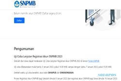 Registrasi Akun SNPMB 2023 Dibuka Hari Ini, Begini Cara Daftarnya
