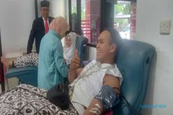 Unik, Pengantin di Sragen Gelar Syukuran dengan Donor Darah Seusai Ijab Kabul