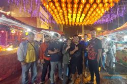 Indahnya Lampion Kawasan Pasar Gede Solo, Sepekan Harus Selesai Dipasang