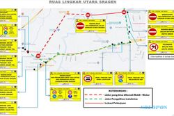 Penutupan Ring Road Utara Sragen Berlangsung hingga 7 Bulan