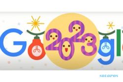 Google Doodle Rayakan 2023 dengan Taburan Confetti