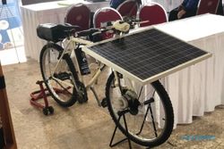Jos, Mahasiswa UMM Kembangkan Sepeda Listrik Tenaga Surya