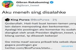 Curhat Gibran di Twitter Soal Karyawan UNIBI Dipecat: Aku Meneh Sing Disalahke