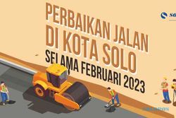 Perbaikan Jalan di Kota Solo Selama Februari 2023