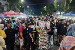 Ramai Pol! Begini Suasana Car Free Night Perdana di Jl Pemuda Klaten