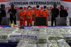 Polda Riau Gagalkan Peredaran 276 Kg Sabu dari Malaysia, 1 Orang Ditembak Mati