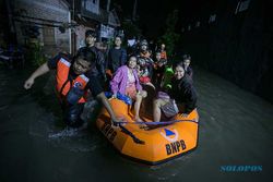15 Kelurahan di Solo Terendam Banjir, Ribuan Warga Mengungsi