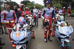 2 Rider Gresini Racing MotoGP Alex & Diggia Keliling Jakarta Bareng Fans