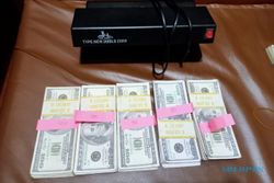 Polisi Sragen Bongkar Peredaran 881 Lembar Uang Dolar Palsu