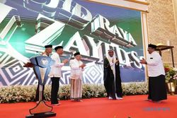 Wapres Ma'ruf Amin Resmikan Pembukaan Masjid Raya Sheikh Zayed Solo untuk Umum