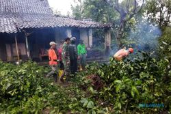 Angin Ribut Terjang Trasan Juwiring Klaten: 20 Rumah Rusak, 1 Orang Terluka