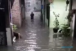 Ratusan Rumah Terendam Banjir di Kecamatan Jebres dan Pasar Kliwon Solo
