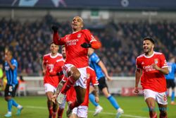Hasil Liga Champions: Libas Brugge 2-0, Satu Kaki Benfica Jejakkan 8 Besar