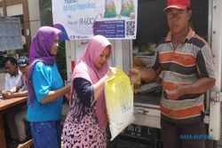 Harga Beras Rp8.600 per Kilogram, Pasar Murah di Pekalongan Diserbu Warga