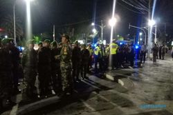 Puluhan Personel Gabungan di Sragen Operasi Sekat Konvoi Ratusan Pendekar