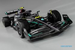 Mantap! Mobil Mercedes Jadi Jet Darat F1 dengan Livery Terbaik Versi Penggemar