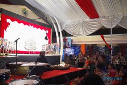 Pertunjukan Wayang Kampung Sebelah Ramaikan Boyongan ke Pasar Sukowati Sragen