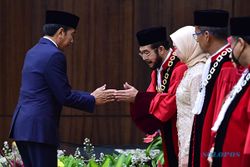 Presiden Jokowi Hadiri Pengucapan Sumpah Jabatan Ketua MK Periode 2023-2028