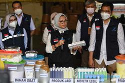 BPOM Gerebek Pabrik Kosmetik Ilegal di Jakarta, Sita Produk Senilai Rp7,7 M
