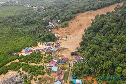 Penampakan Lokasi Tanah Longsor di Natuna, 43 Orang Belum Ditemukan