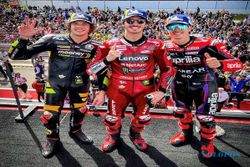 Hasil MotoGP Portugal 2023: Marc Marques Tabrakan, Bagnaia Juara