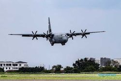 TNI AU Terima Unit Pertama Pesawat C-130 J Super Hercules Buatan AS di Jakarta