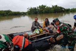 Seorang warga Tersengat Listrik Saat Desa Tangkil Sragen Diterjang Banjir