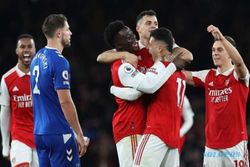 Hasil Liga Inggris: Arsenal Cukur Everton 4-0!