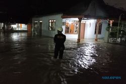 Hujan 2 Jam, Puluhan Rumah di Songgorunggi Karanganyar Kebanjiran 